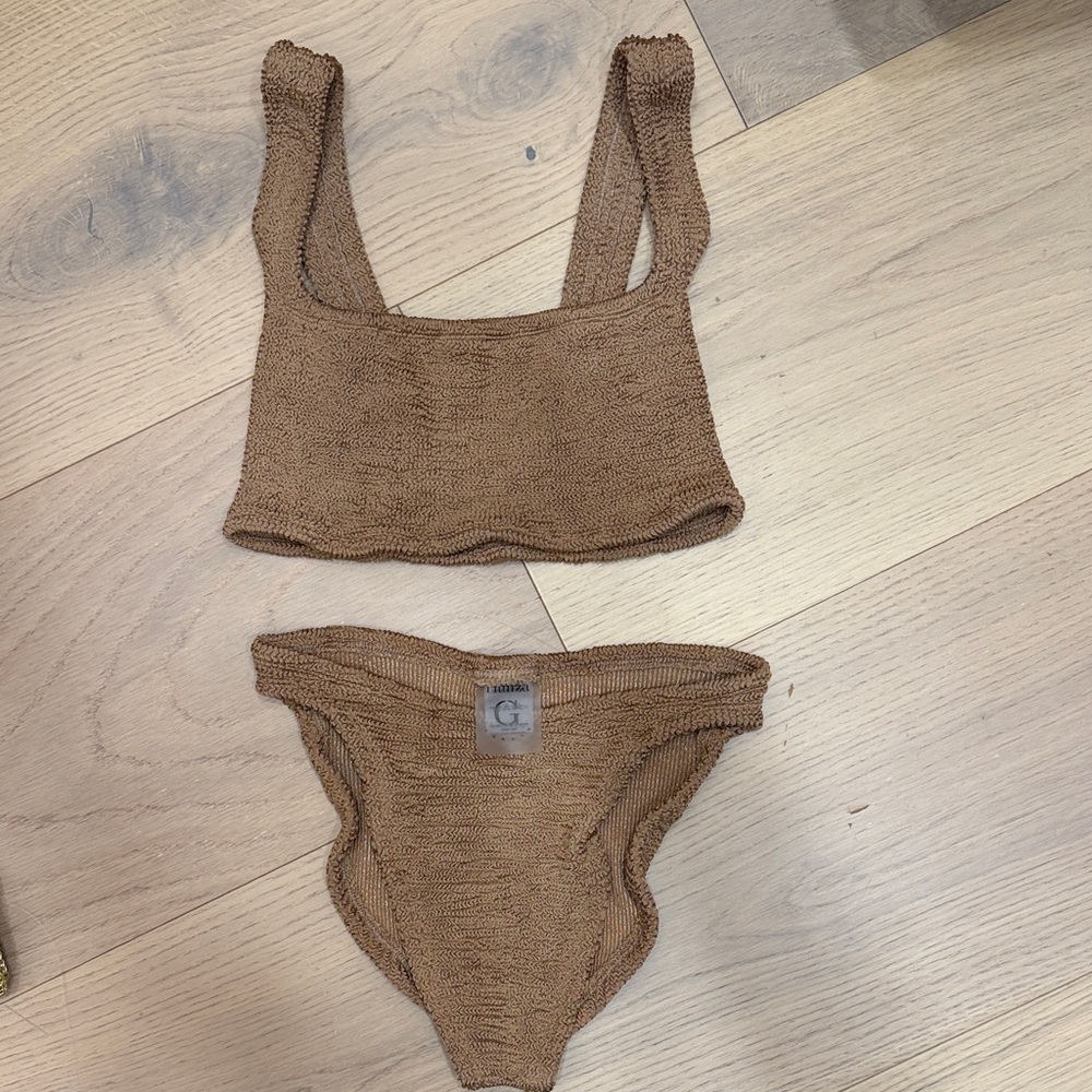 Eberjey Tan Knit Bikini Bottom
